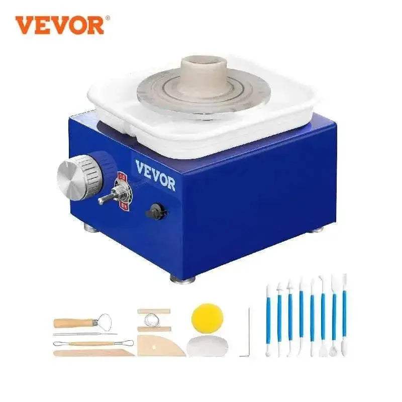 VEVOR 2.6in / 3.9in Mini Pottery Wheel 2 Turntables Machine - ToylandEU
