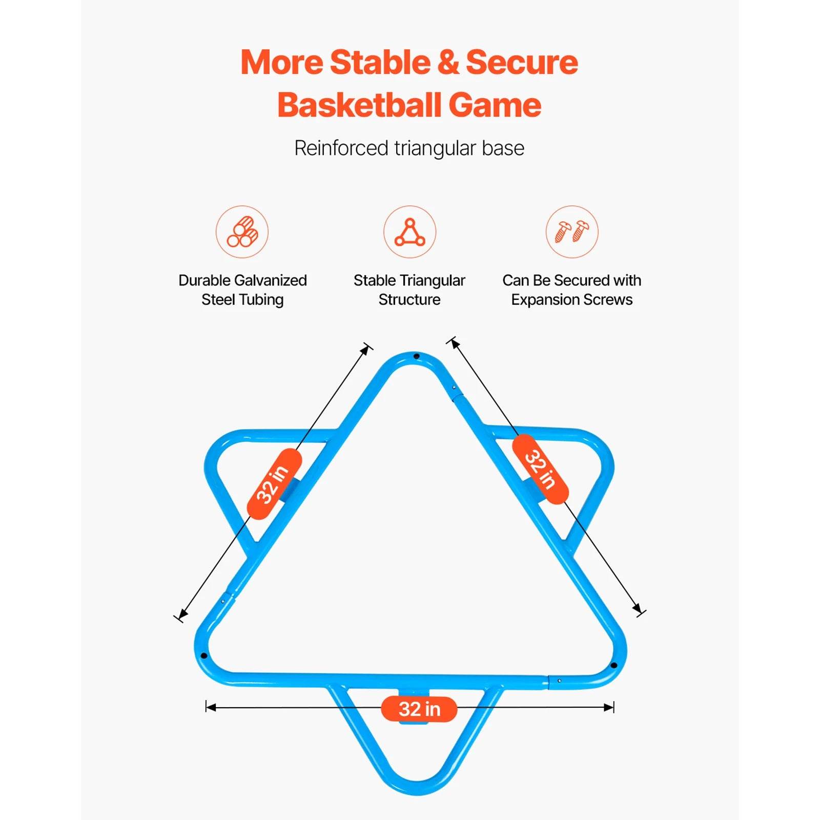 VEVOR 4-Hoop Kids Basketball Hoop Stand with Adjustable Heights - ToylandEU