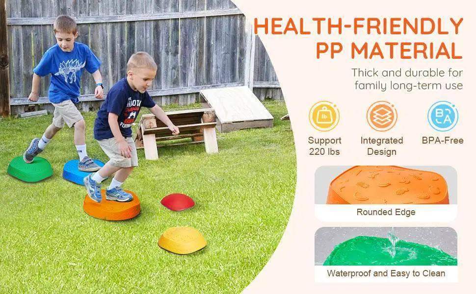 VEVOR 5PCS Balance Stepping Stones Montessori Toys for Kids - ToylandEU