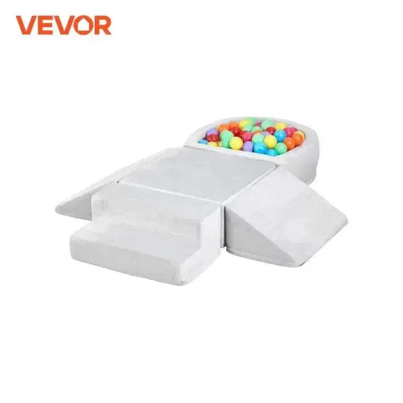 VEVOR 5 Piece Baby Foam Climbing Blocks Toys with Ball Pit Kids Indoor Climb and Crawl Activity Playset for Toddlers Crawling - ToylandEU