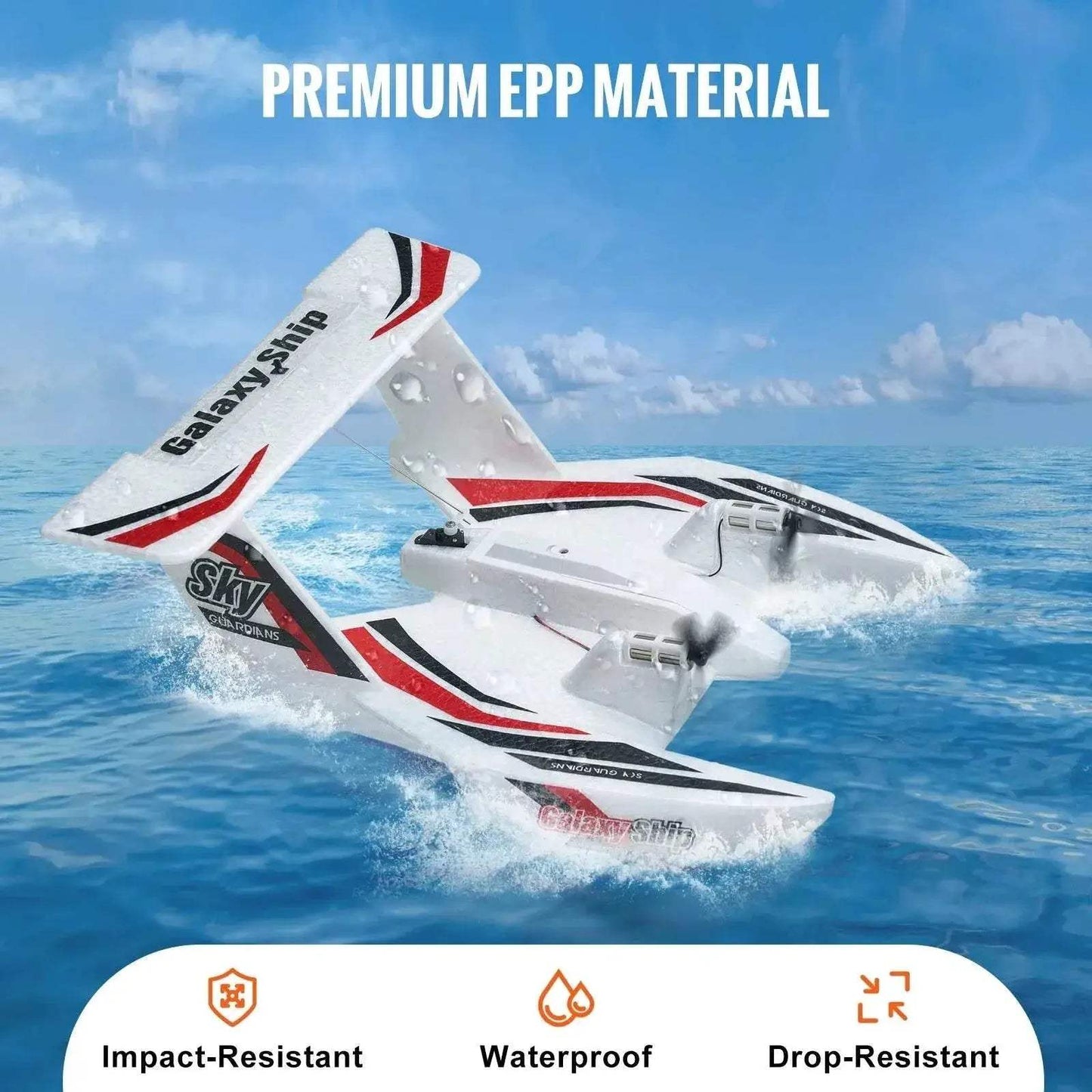  VEVOR EPP Foam RC Plane - 2.4G 3CH Flying Aircraft Toy -  ToylandEU™