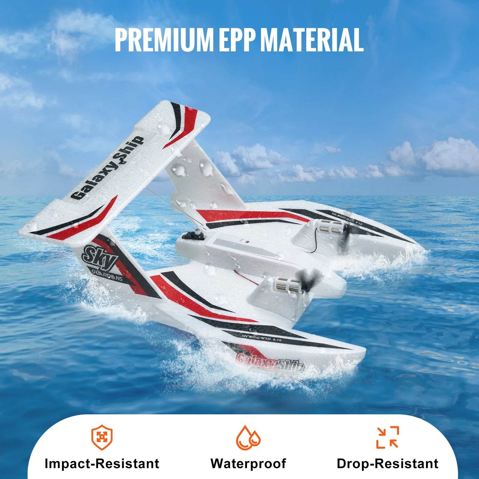VEVOR EPP Foam RC Plane 2.4G 3CH Radio Control Aircraft - ToylandEU