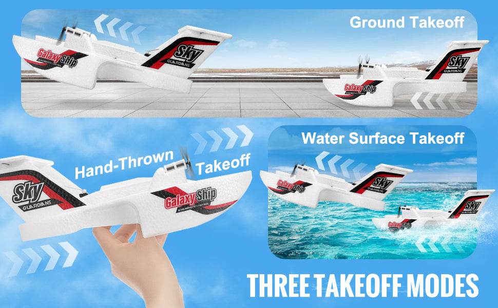 VEVOR EPP Foam RC Plane 2.4G 3CH Radio Control Aircraft - ToylandEU