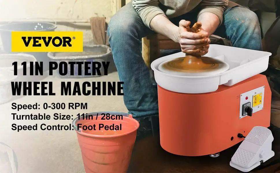 VEVOR Electric Pottery Wheel Machine 28cm 350W Foot Pedal - ToylandEU