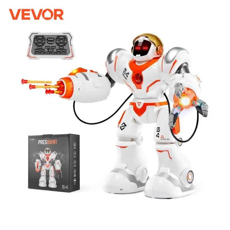 VEVOR Interactive Battle Robot for Kids - Programmable Remote Control Walking and Dancing Toy with Shooting Feature - ToylandEU