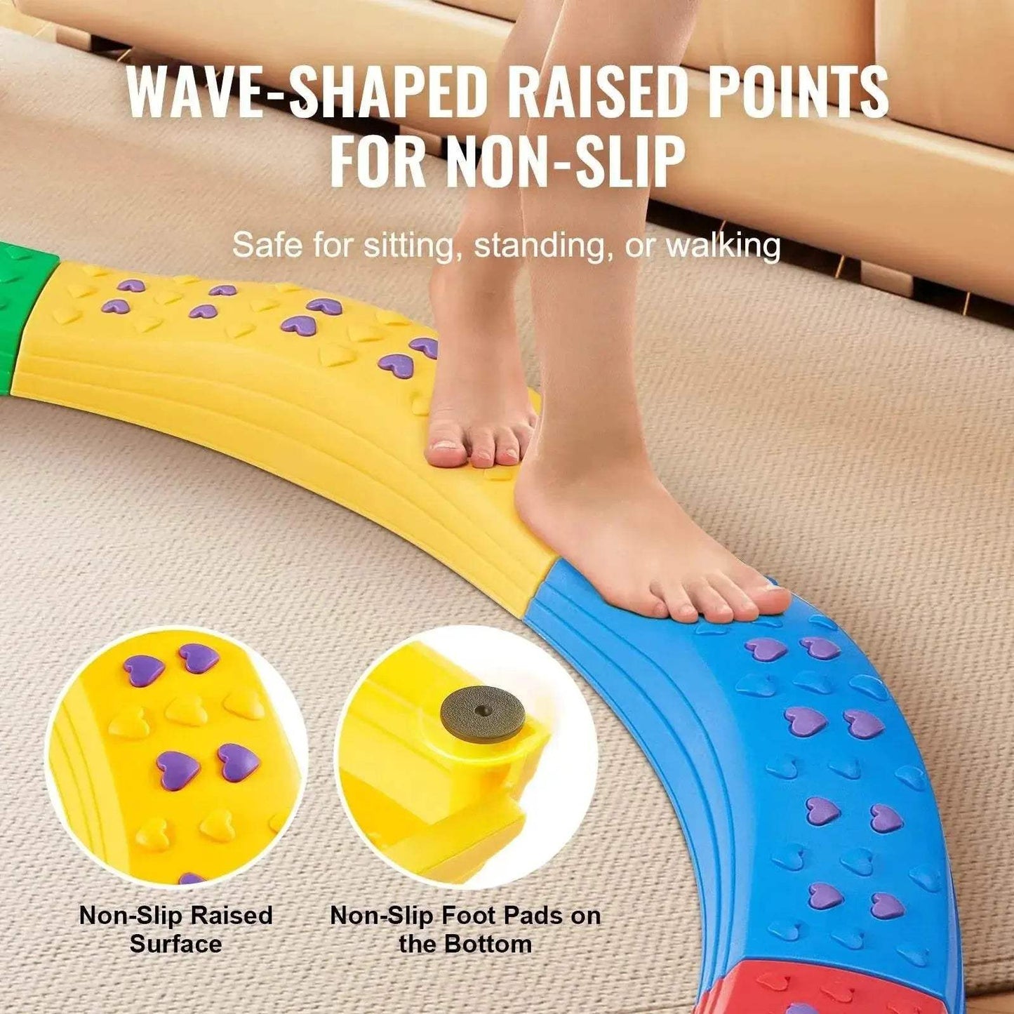  VEVOR Kids Balance Beam Toddler Stepping Stones Boards -  ToylandEU™