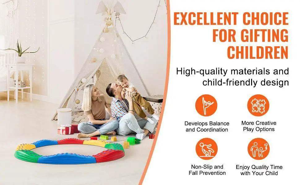  VEVOR Kids Balance Beam Toddler Stepping Stones Boards -  ToylandEU™