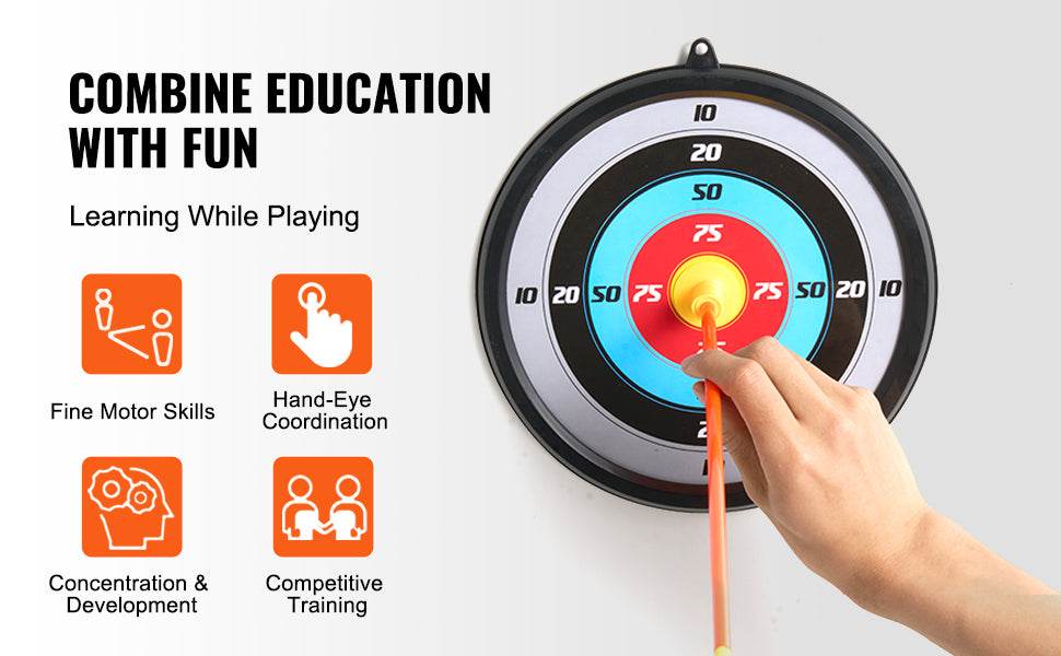 VEVOR Kids Bow and Arrow Set LED Light Up Archery Toys Set - ToylandEU