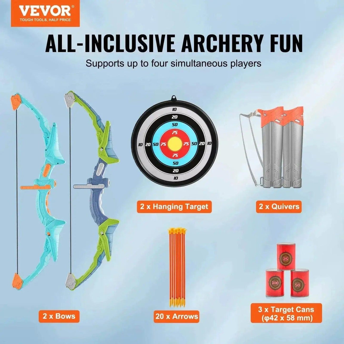  VEVOR Kids Bow and Arrow Set with LED Light Up Toys -  ToylandEU™