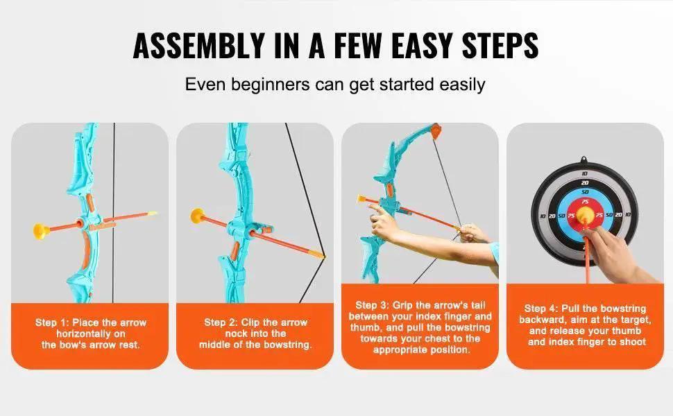  VEVOR Kids Bow and Arrow Set with LED Light Up Toys -  ToylandEU™