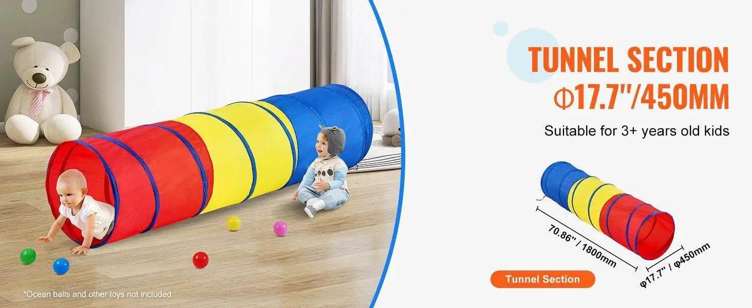  VEVOR Kids Play Tunnel Tent for Toddlers Indoor Outdoor Game -  ToylandEU™