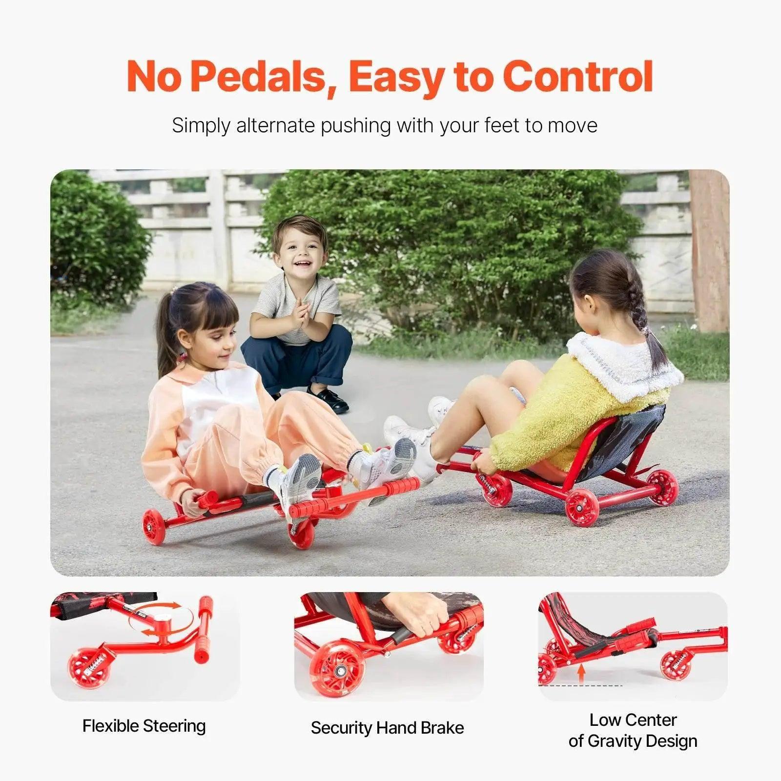  VEVOR Kids Ride on Scooter Swing for Outdoor Fun -  ToylandEU™