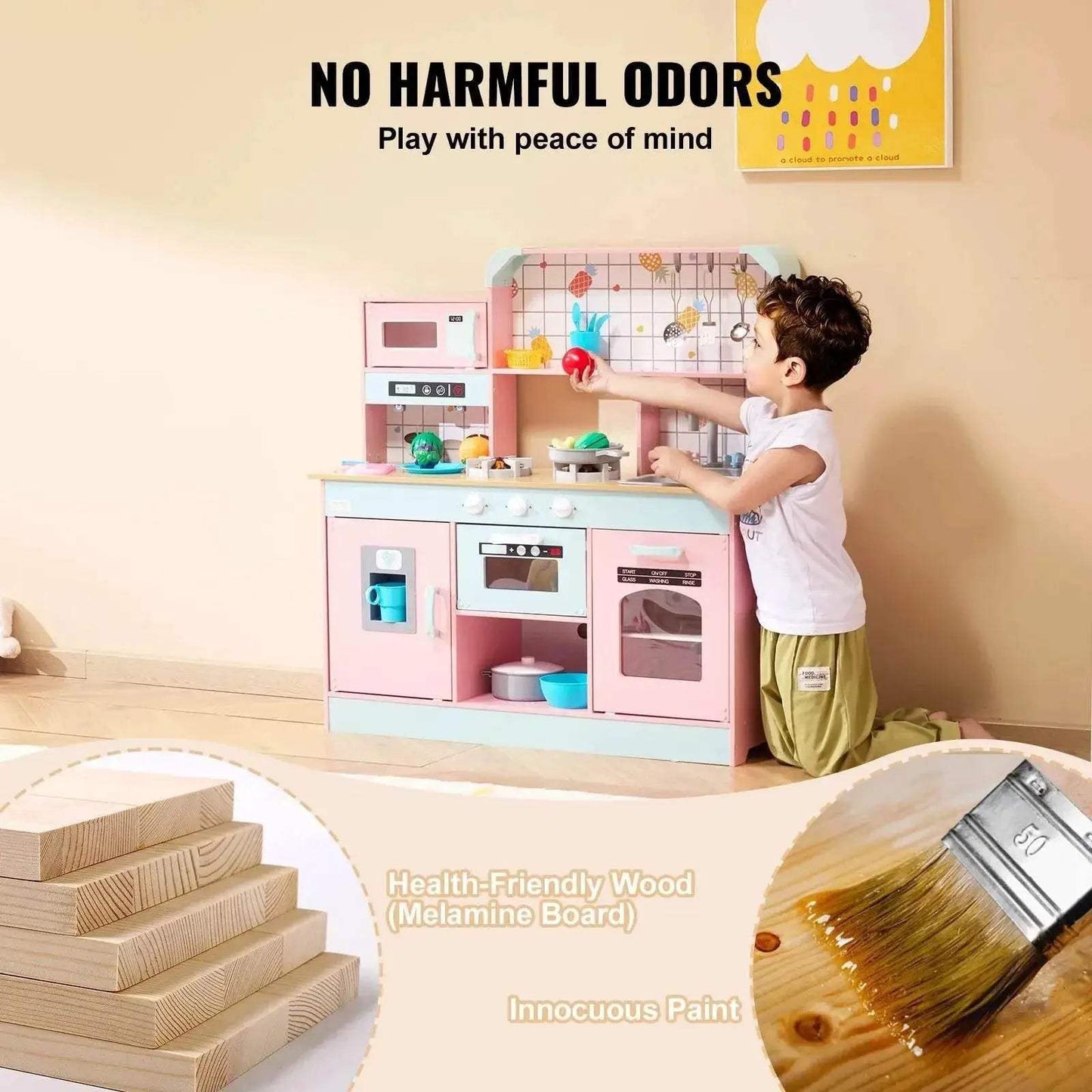  VEVOR Pretend Play Cooking Toy for Kids Chef Playset -  ToylandEU™