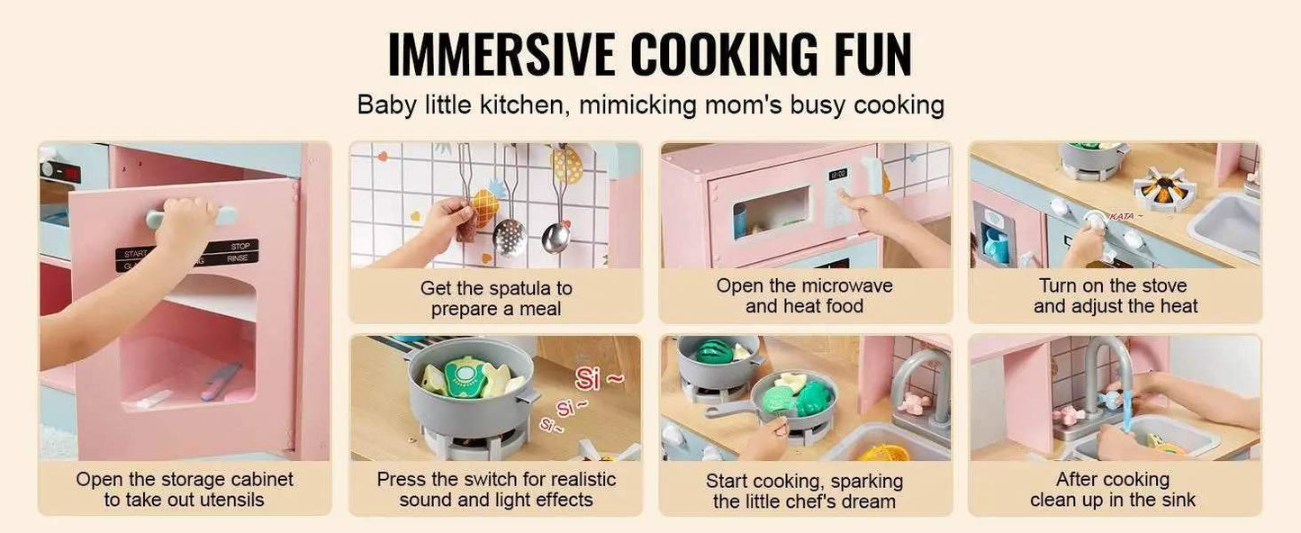  VEVOR Pretend Play Cooking Toy for Kids Chef Playset -  ToylandEU™