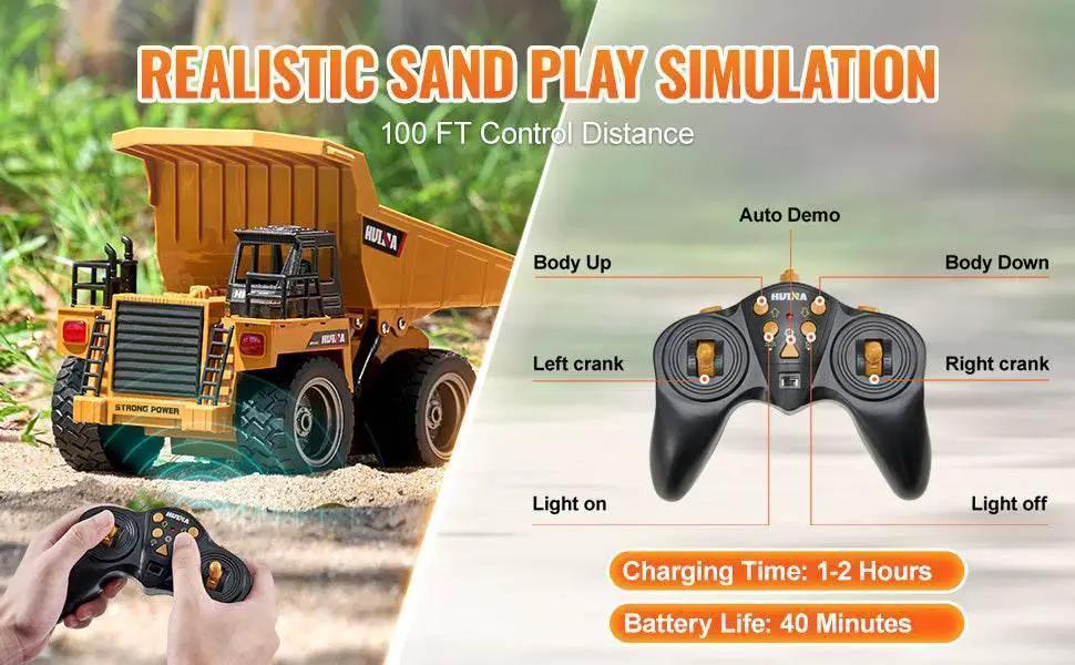  VEVOR RC Car Children Toys Remote Control Dump Truck Gift -  ToylandEU™