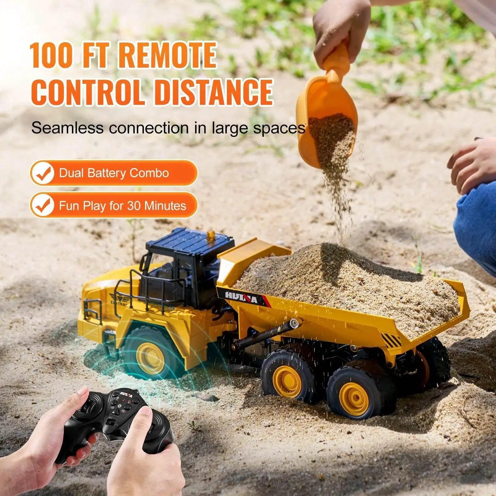  VEVOR RC Dump Truck Remote Control Car for Kids Fun -  ToylandEU™