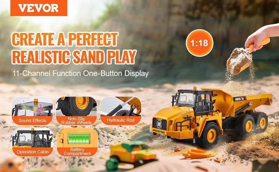  VEVOR RC Dump Truck Remote Control Car for Kids Fun -  ToylandEU™
