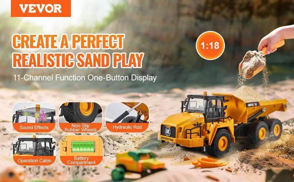  VEVOR RC Dump Truck Remote Control Car for Kids Fun -  ToylandEU™