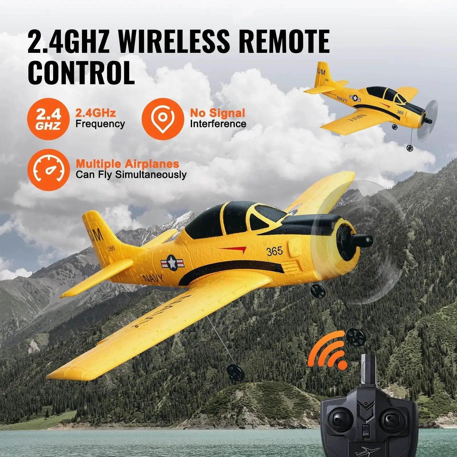  VEVOR RC Plane 2.4G 4CH Remote Control Airplane for Kids -  ToylandEU™