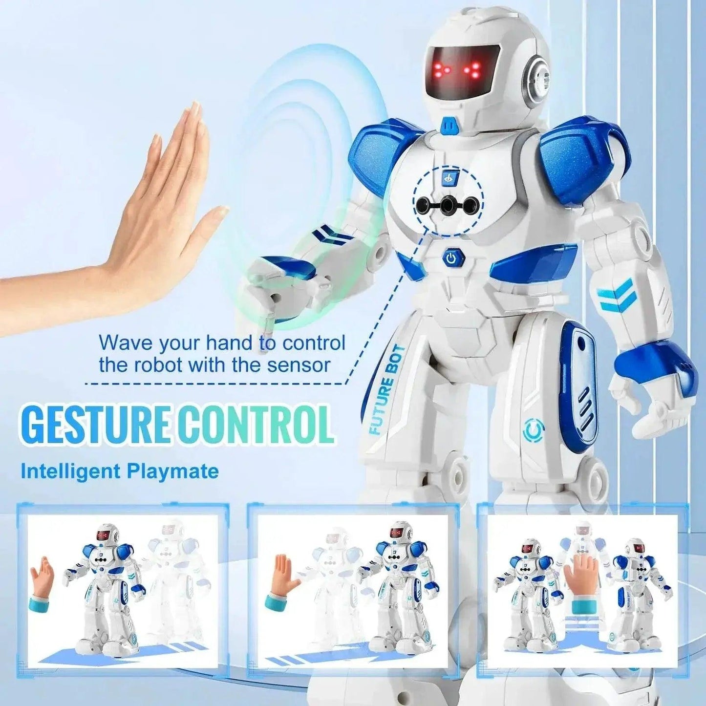  VEVOR Remote Control Dancing Robot Toy with Gesture Sensor for Kids 3+ - Fun Singing and Walking Action Figure Gift -  ToylandEU™
