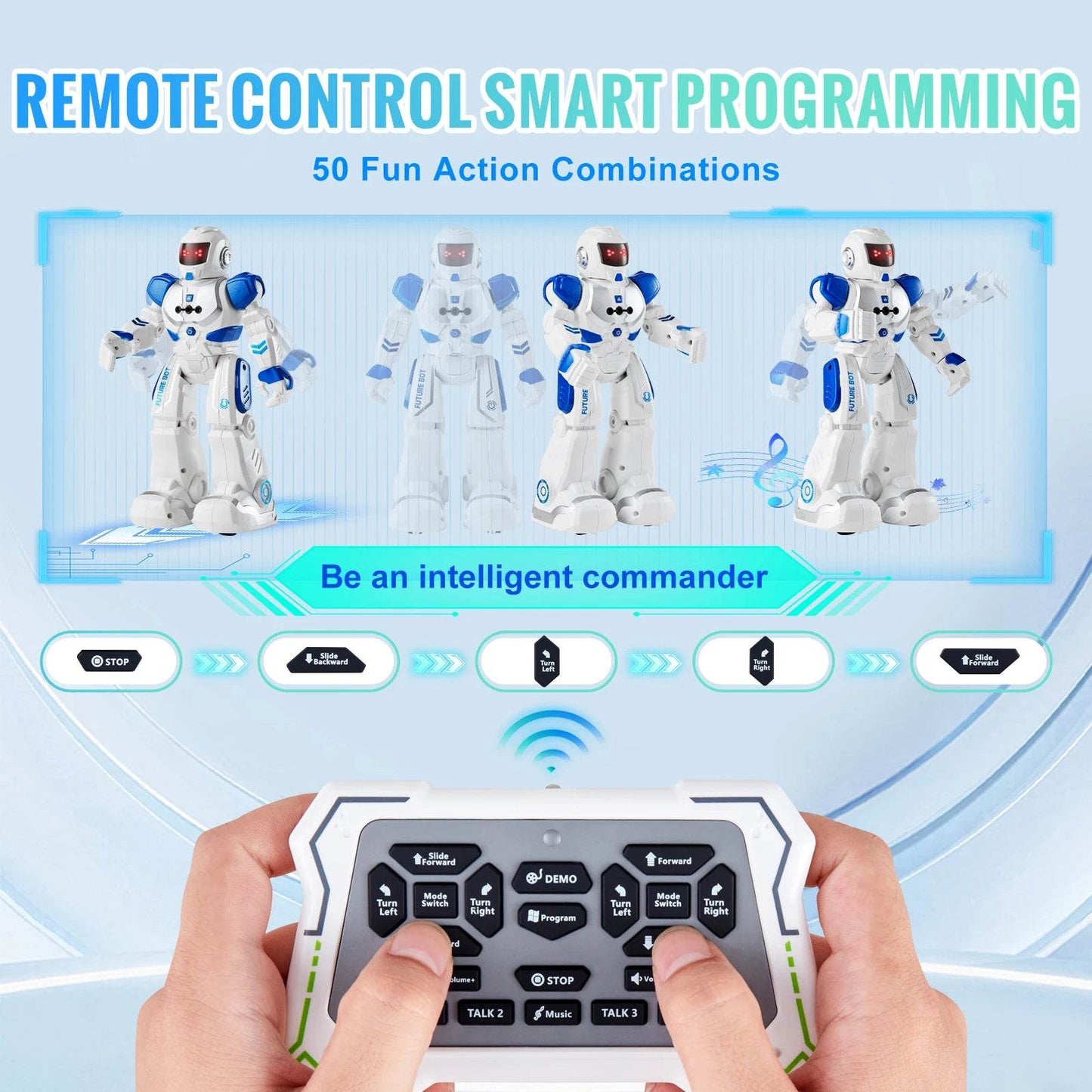 VEVOR Remote Control Dancing Robot Toy with Gesture Sensor for Kids 3+ - Fun Singing and Walking Action Figure Gift - ToylandEU
