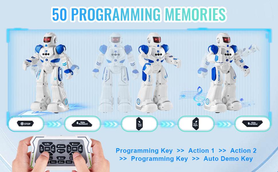 VEVOR Remote Control Dancing Robot Toy with Gesture Sensor for Kids 3+ - Fun Singing and Walking Action Figure Gift - ToylandEU