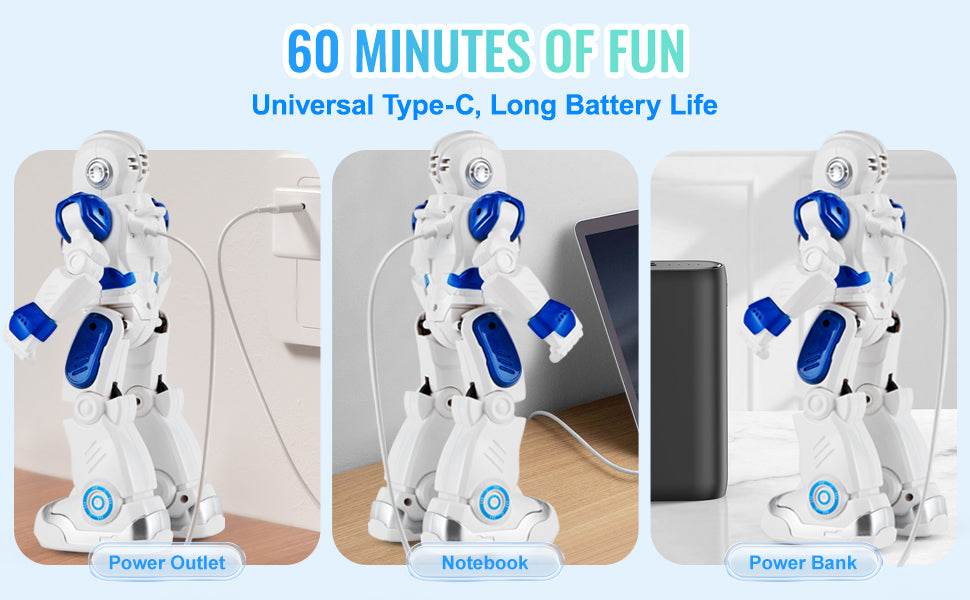 VEVOR Remote Control Dancing Robot Toy with Gesture Sensor for Kids 3+ - Fun Singing and Walking Action Figure Gift - ToylandEU