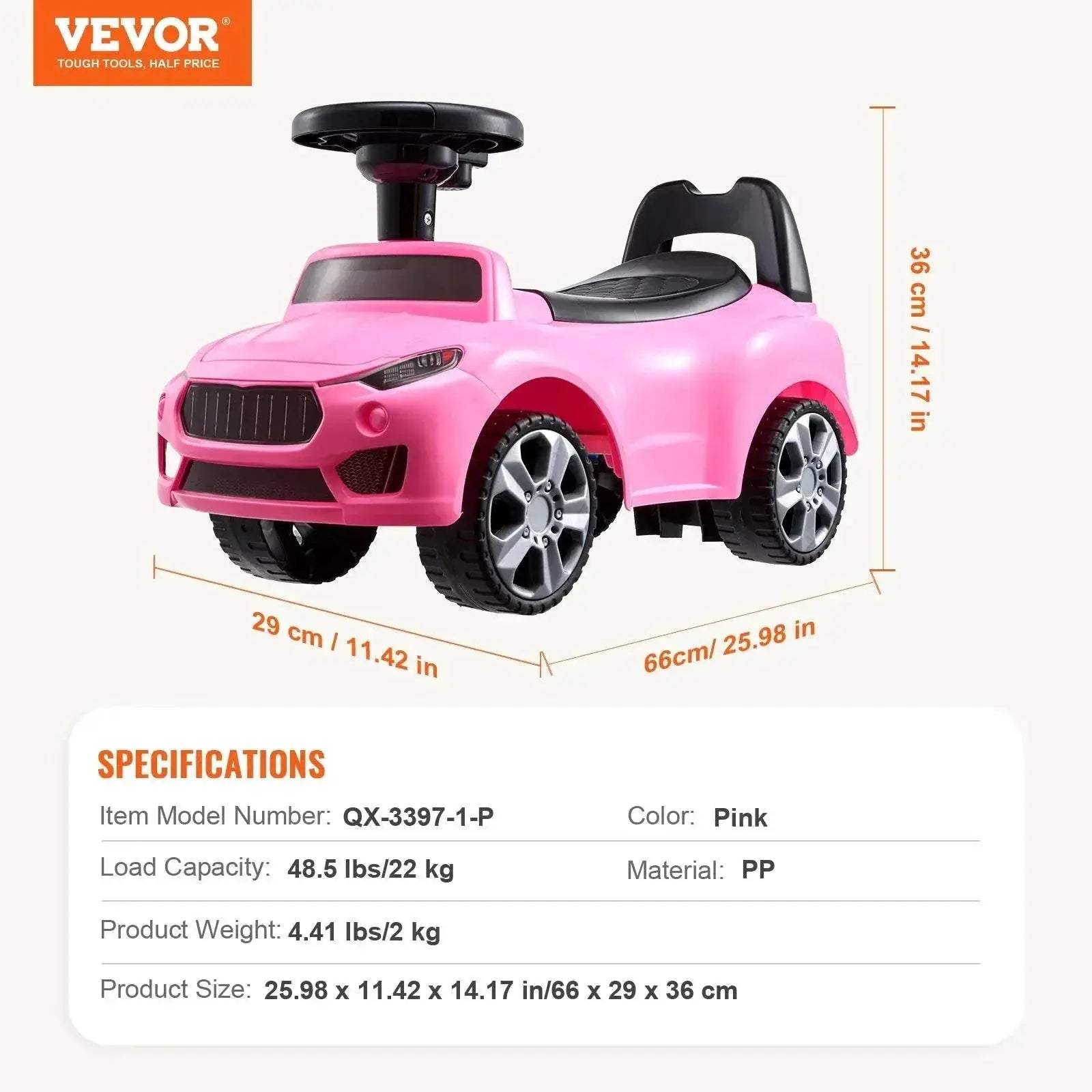 VEVOR Ride On Push Car Classic Kids Ride On Toy Car for Toddlers Ages 1-3 - ToylandEU