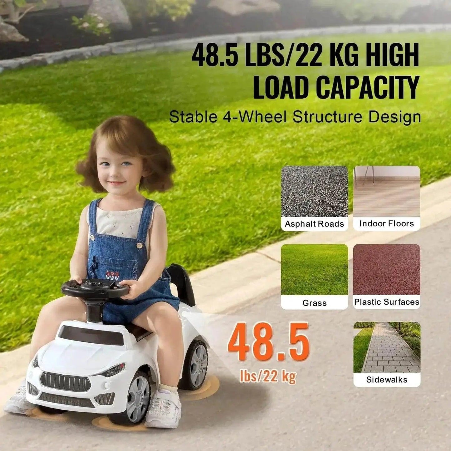  VEVOR Ride On Push Car Classic Kids Toy for Ages 1-3 -  ToylandEU™