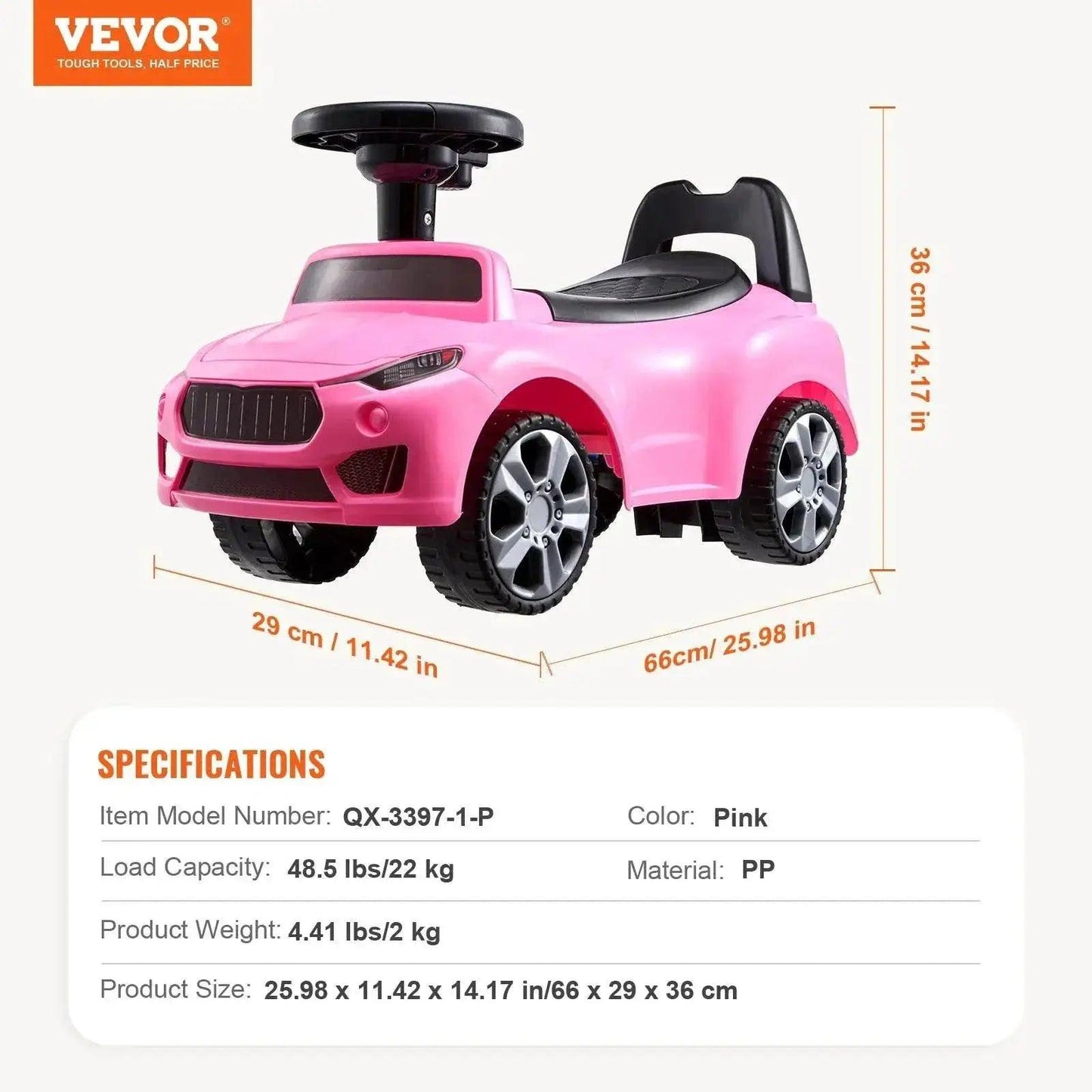  VEVOR Ride On Push Car Classic Kids Toy for Ages 1-3 -  ToylandEU™