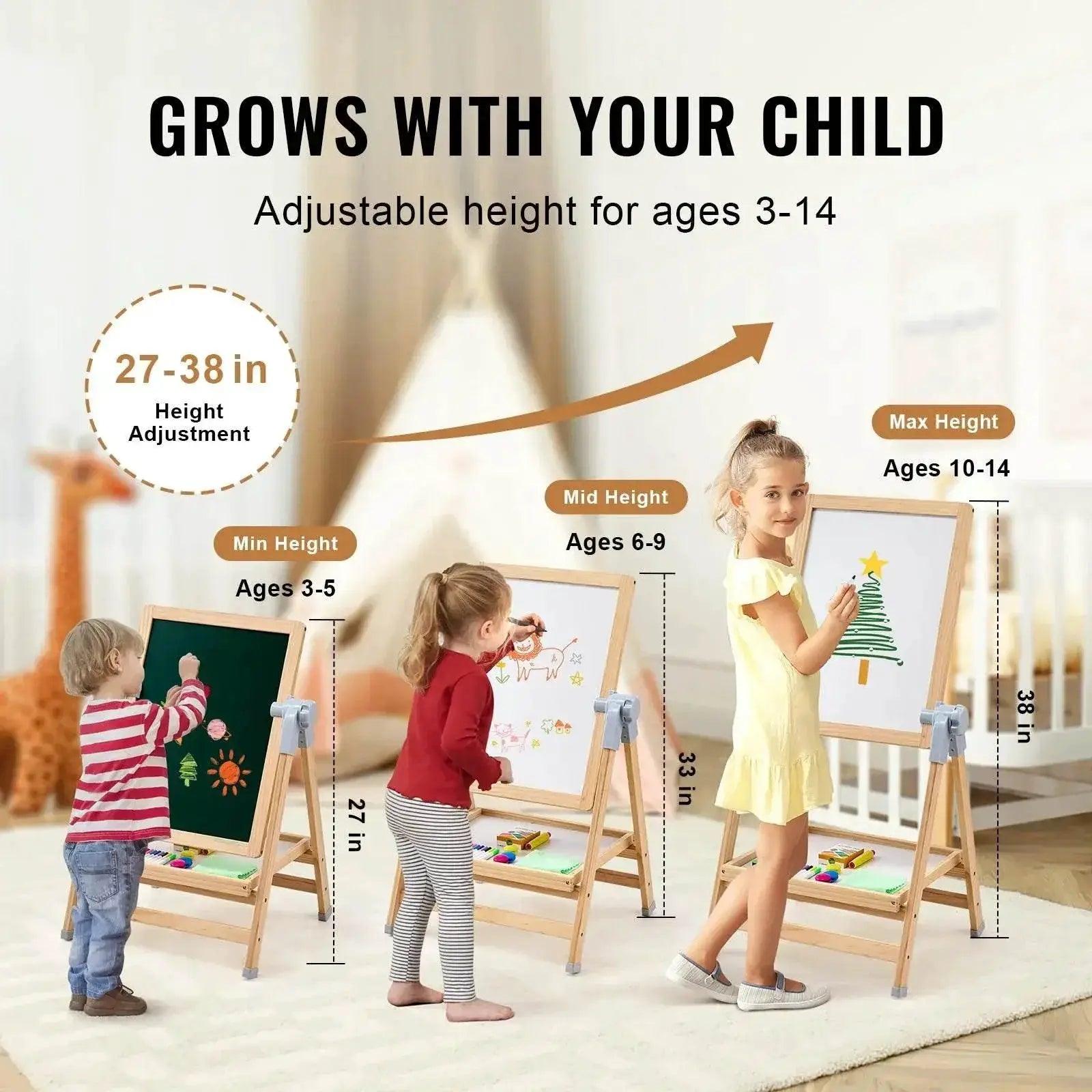  VEVOR Standing Magnetic Drawing Board Easel for Kids -  ToylandEU™