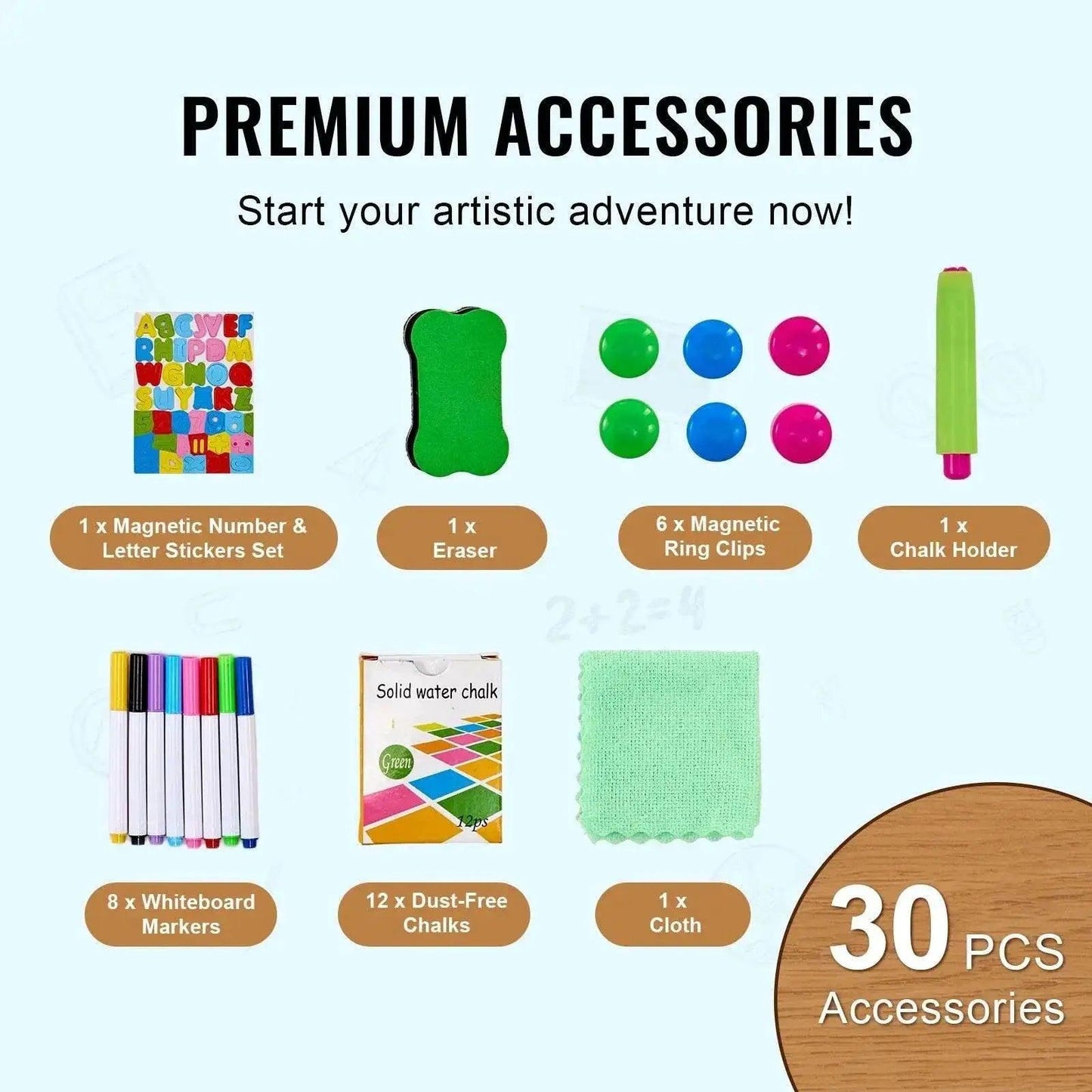  VEVOR Standing Magnetic Drawing Board Easel for Kids -  ToylandEU™