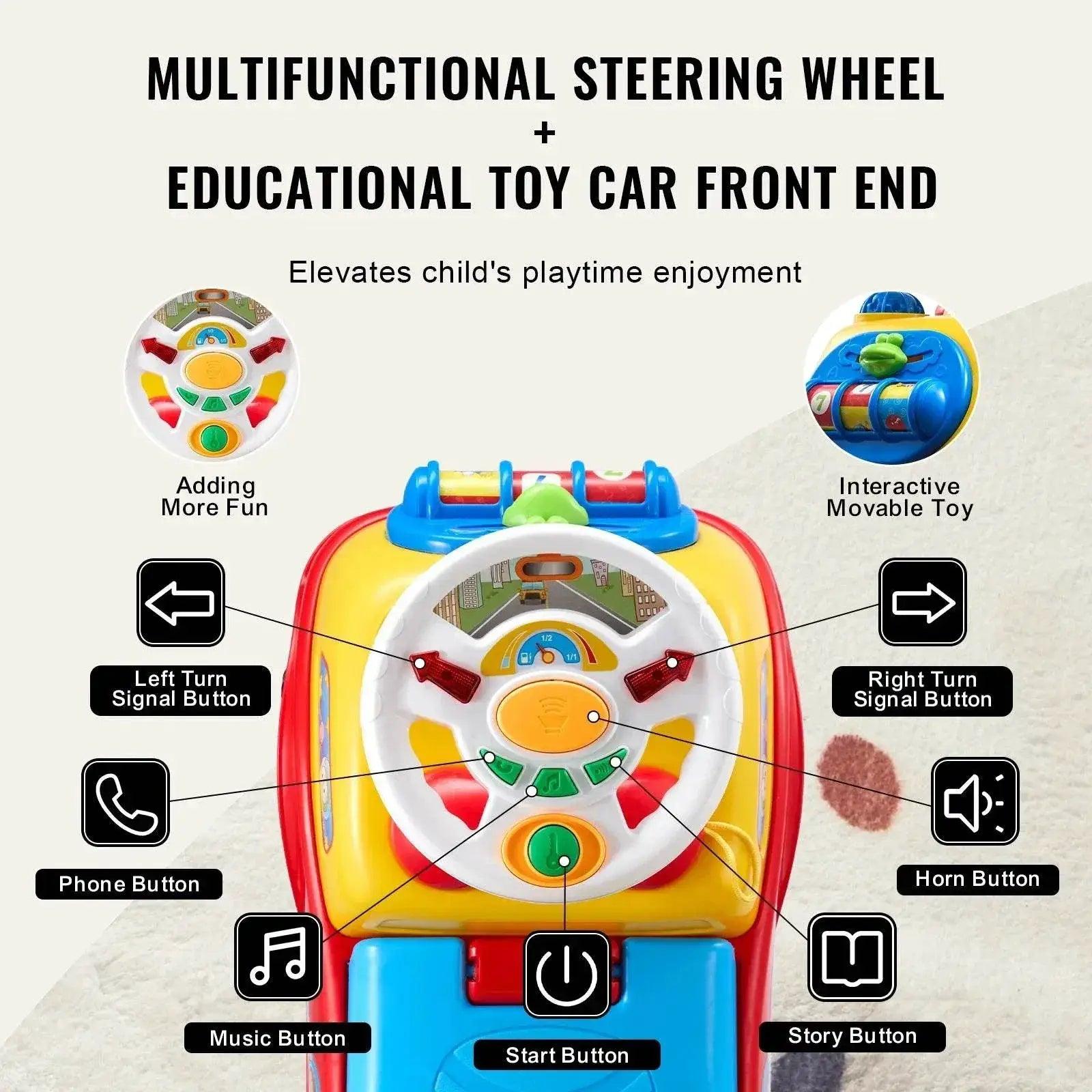  VEVOR Toddler Ride On Push Car with Music and Storage -  ToylandEU™