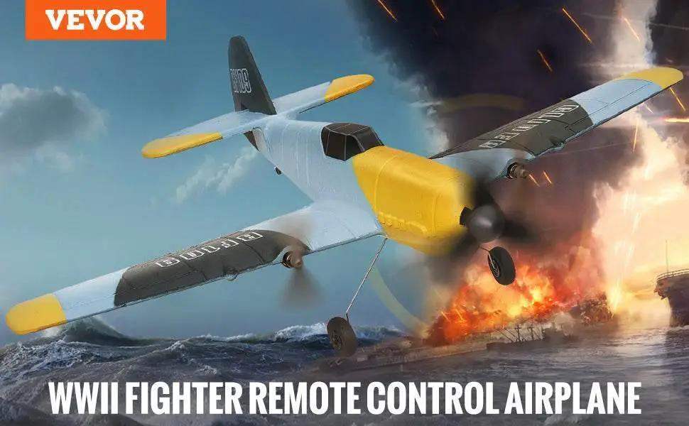  VEVOR Z61 RC Plane BF109 Fighter with 2 Batteries -  ToylandEU™
