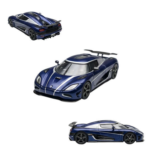 Koenigsegg Agera R Resin Model Car 1 64 Blue Carbon Ltd -  ToylandEU™