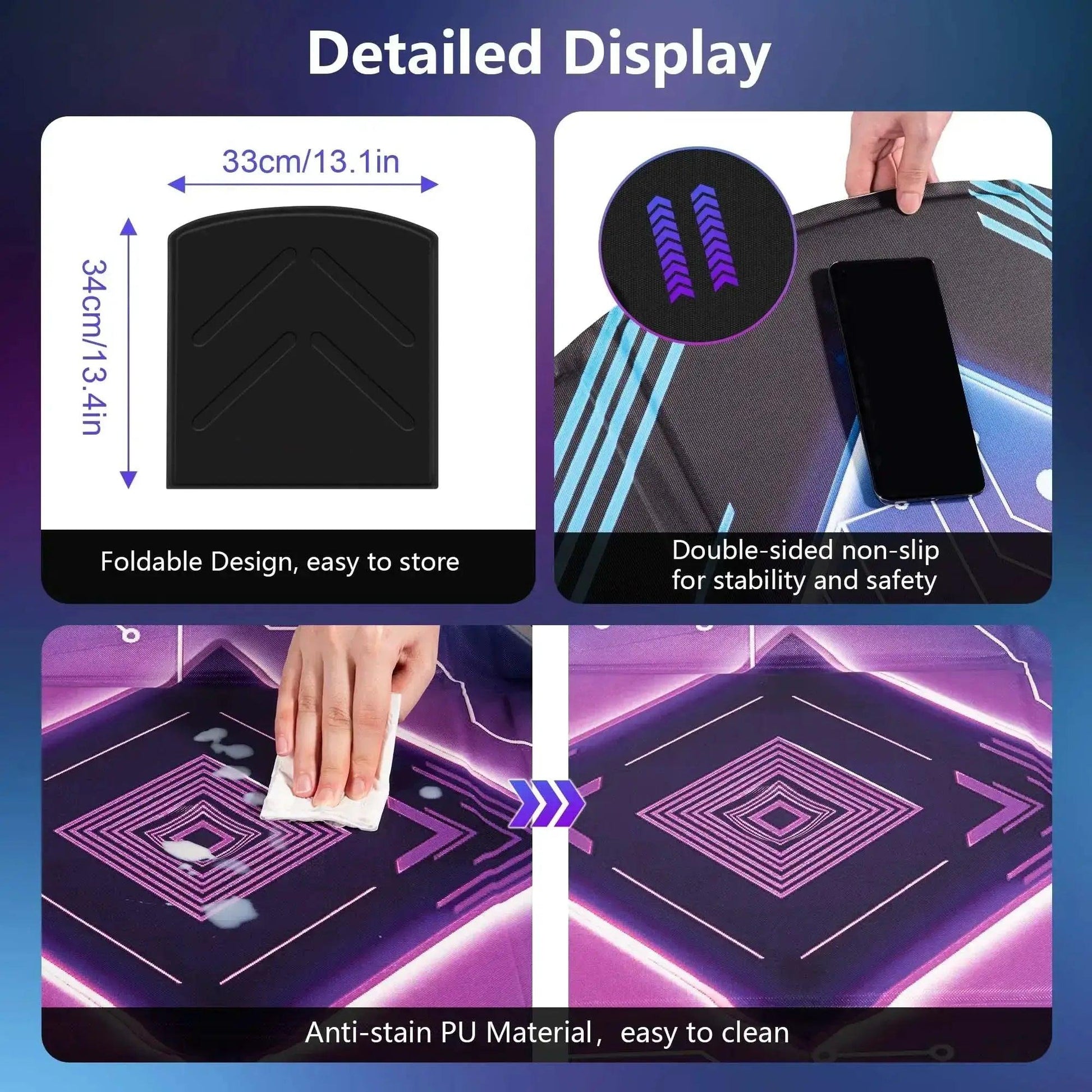  Universal VR Dance Floor Mat Non Slip PU Protection -  ToylandEU™