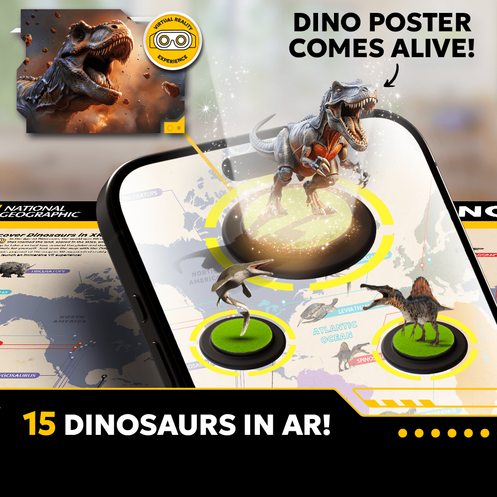 VR Dinosaur Educational Toy | Immersive 3D Dinosaurs | Toylandeu™