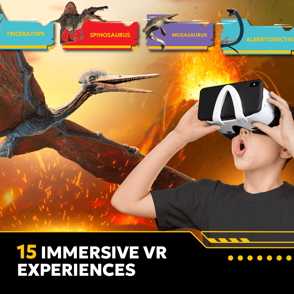 VR Dinosaur Educational Toy | Immersive 3D Dinosaurs | Toylandeu™
