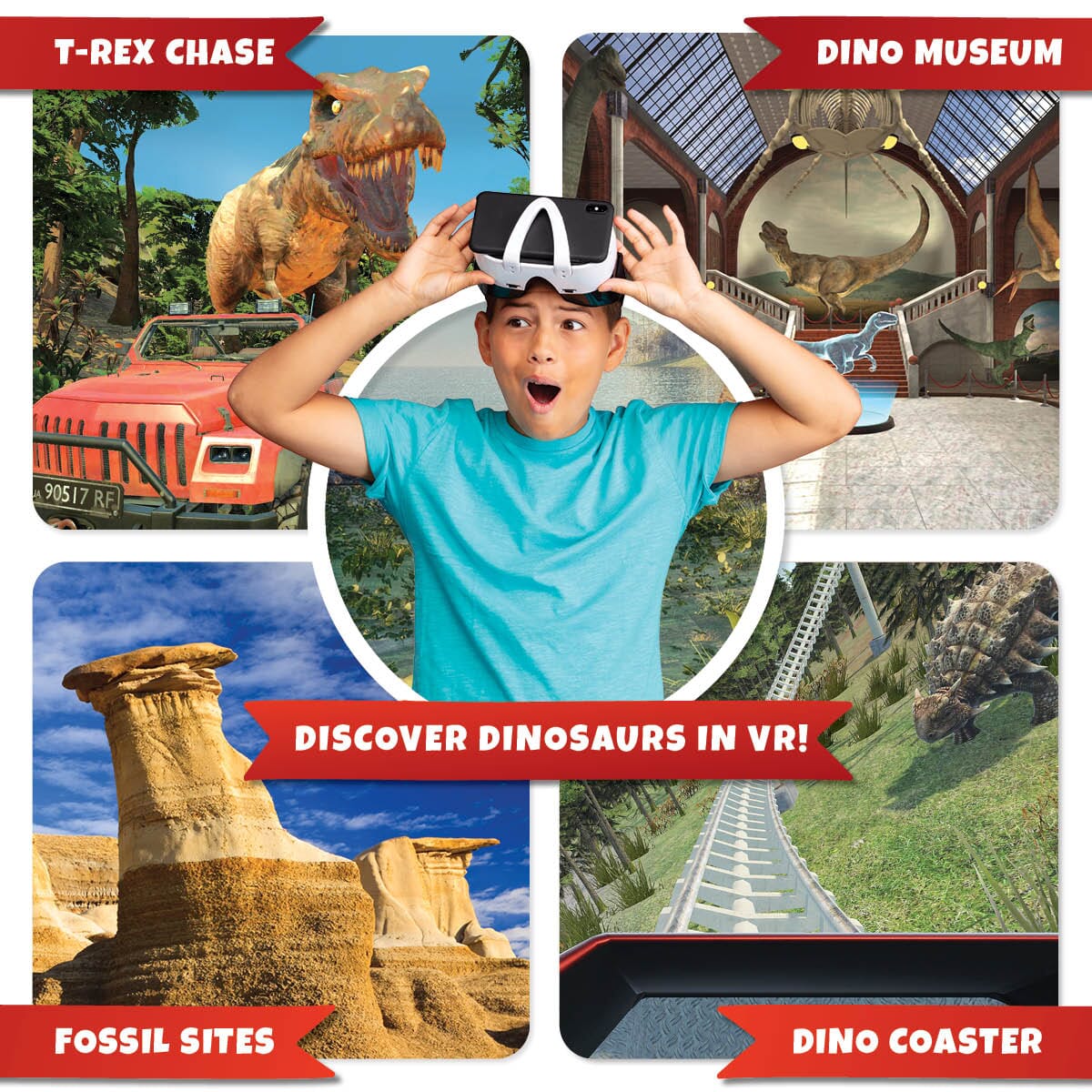 VR Dinosaur Kit | STEM Educational | Toylandeu™