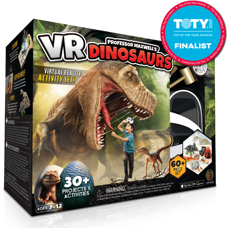 VR Dinosaur Science Kit | 60+ Piece STEM Set | Toylandeu™