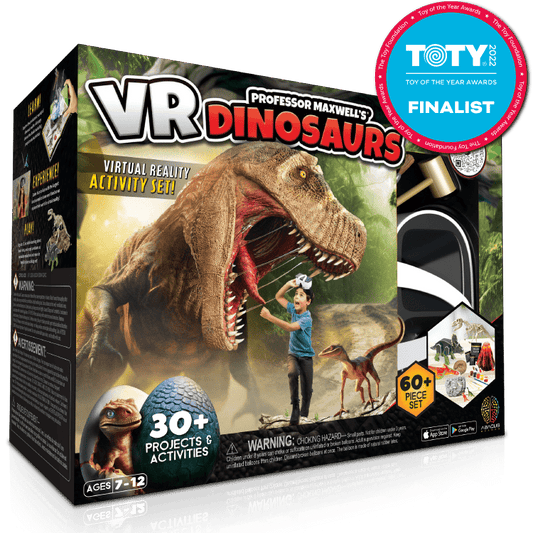 VR Dinosaur Science Kit | 60+ Piece STEM Set | Toylandeu™