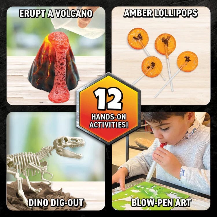 VR Dinosaur Science Kit | 60+ Piece STEM Set | Toylandeu™