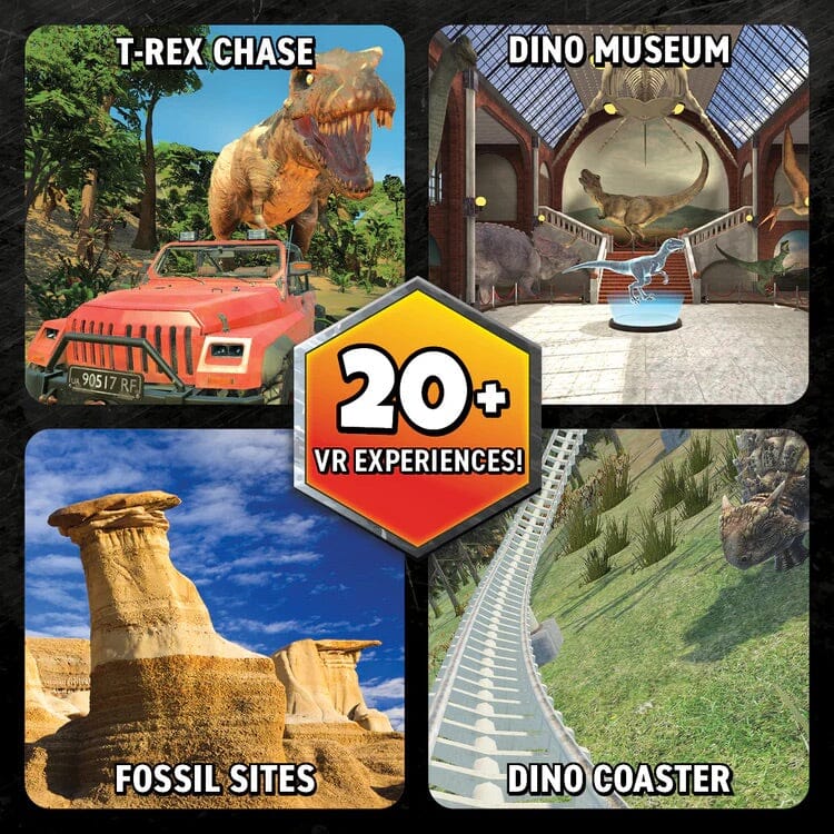 VR Dinosaur Science Kit | 60+ Piece STEM Set | Toylandeu™
