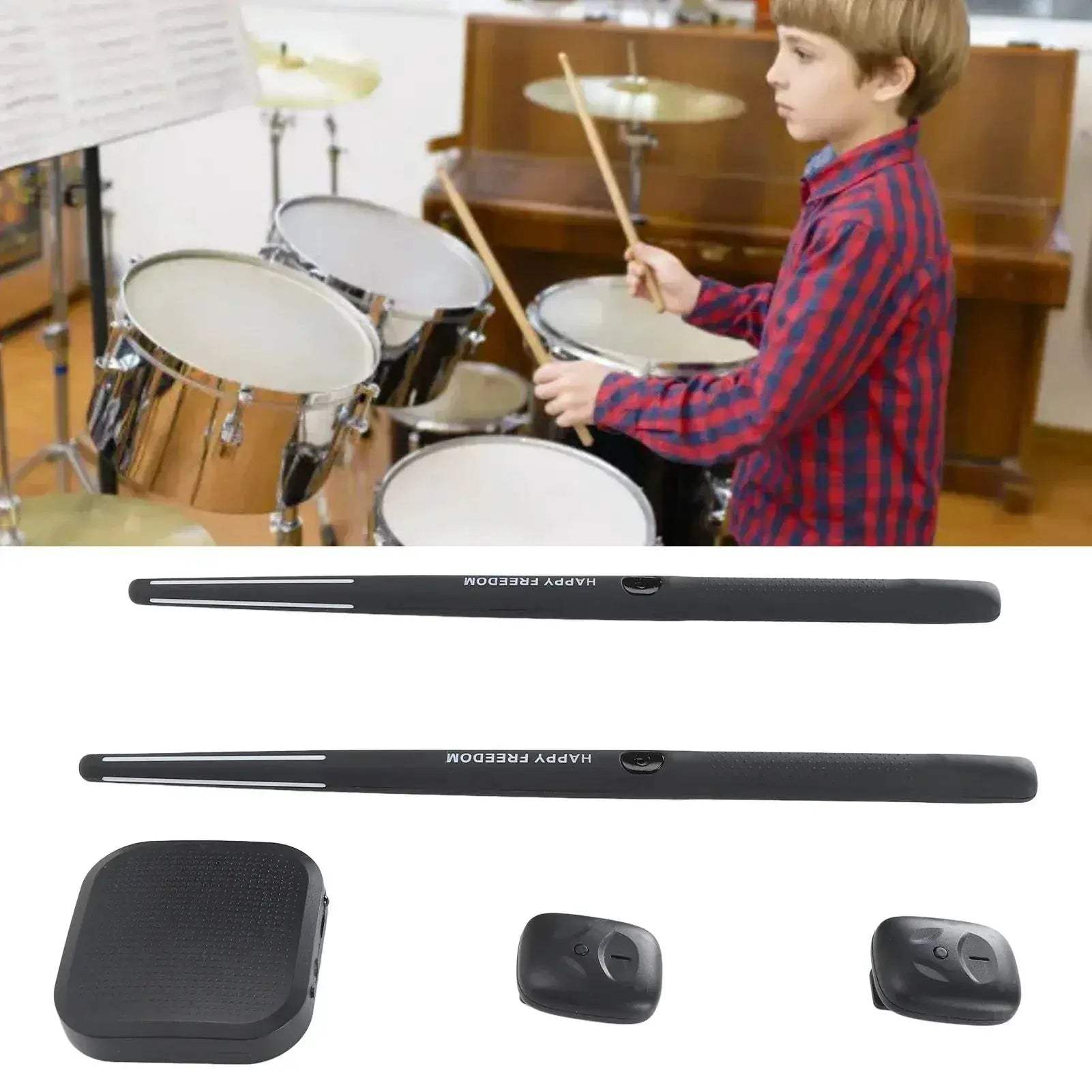 VR Drum Kit Portable Electronic Drums For Beginners - ToylandEU