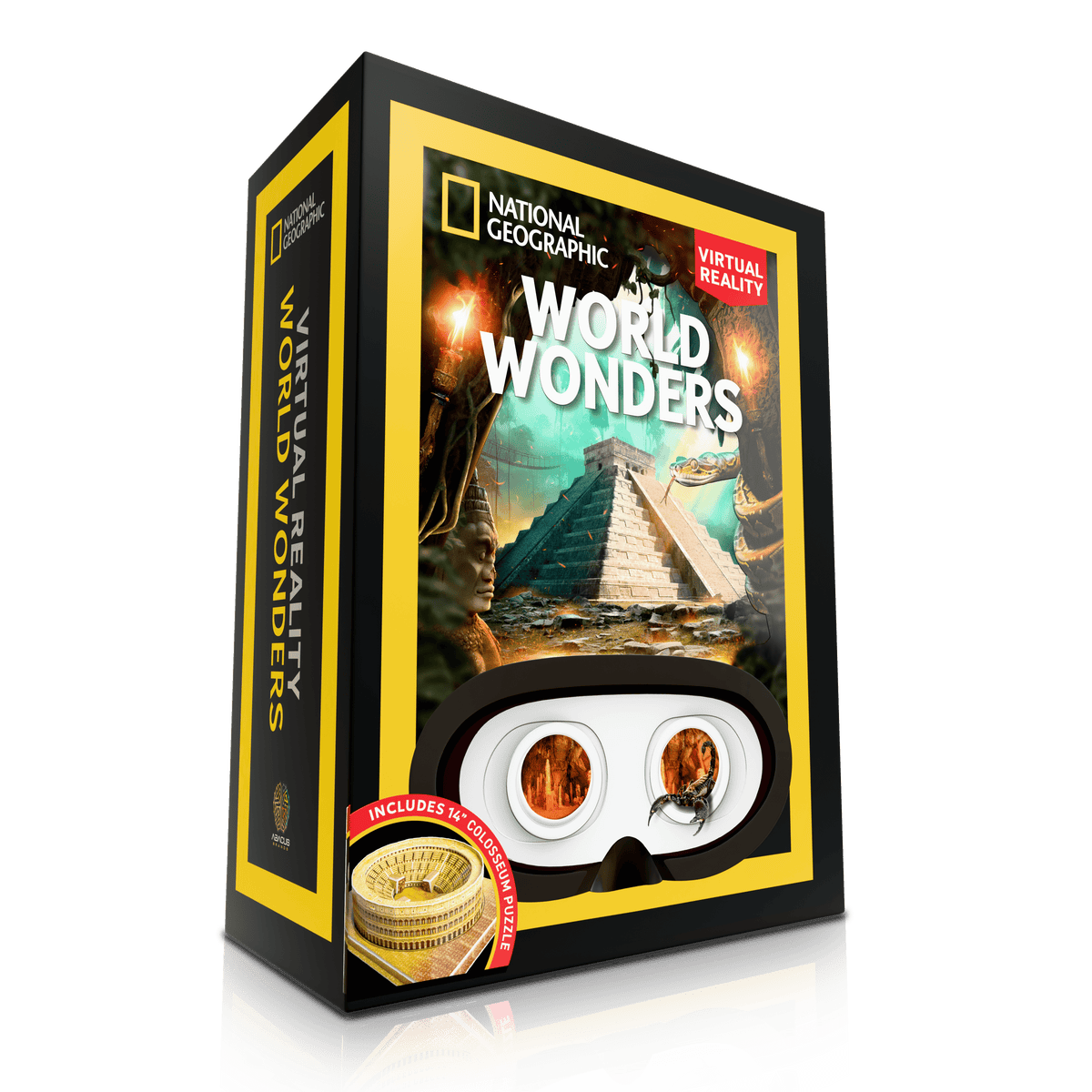 VR Educational Kit | World Wonders Book & 3D Puzzle | Toylandeu™