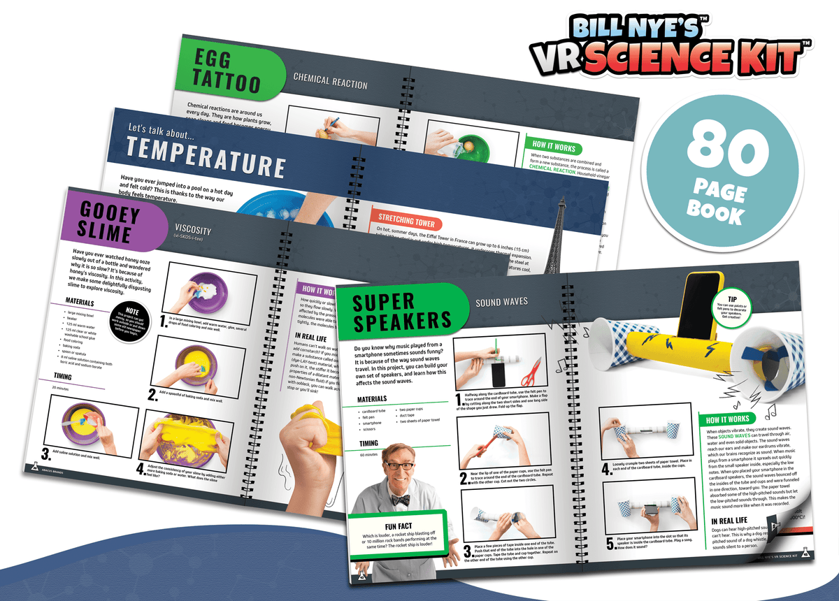 VR Science Kit for Kids | Includes VR Goggles | Toylandeu™