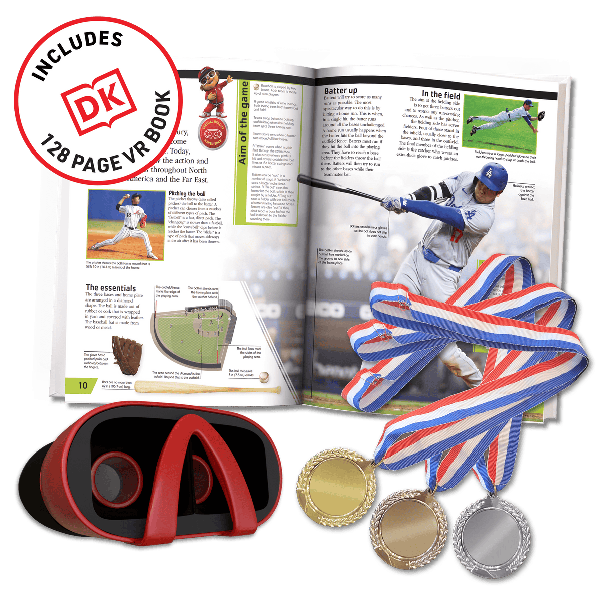 VR Sports Learning Kit | ESPN VR & DK Book | Toylandeu™