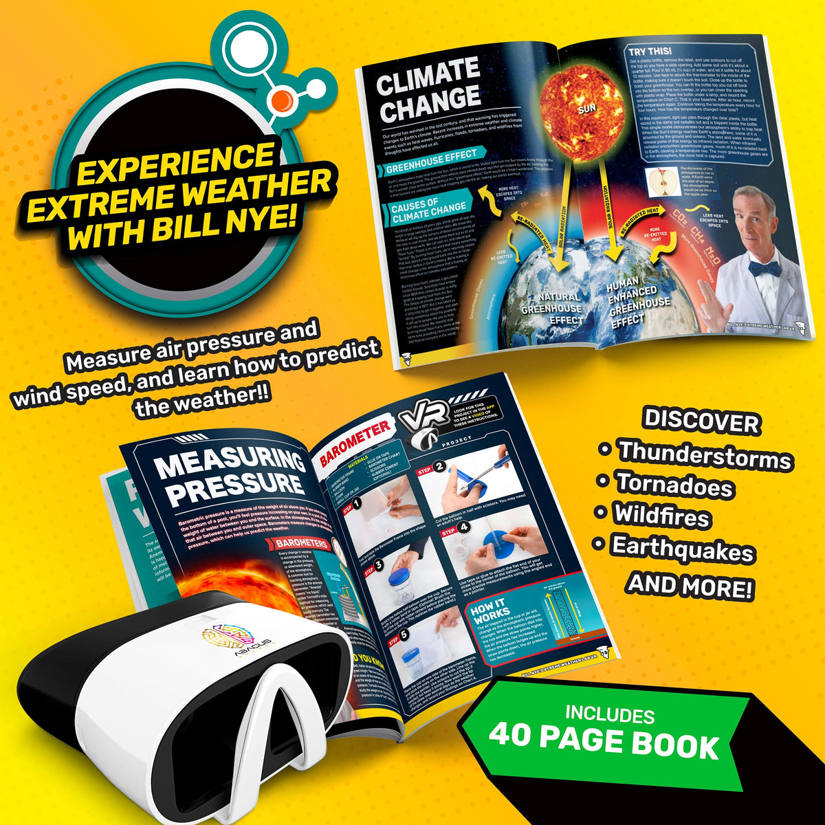 VR Weather Science Kit | Bill Nye STEM | Toylandeu™