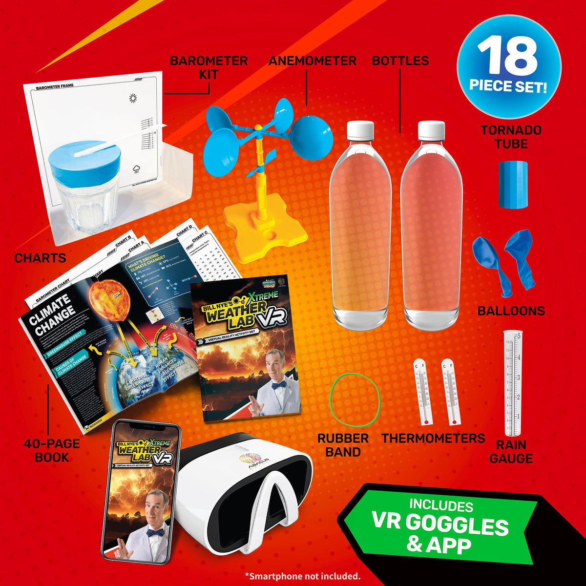 VR Weather Science Kit | Bill Nye STEM | Toylandeu™