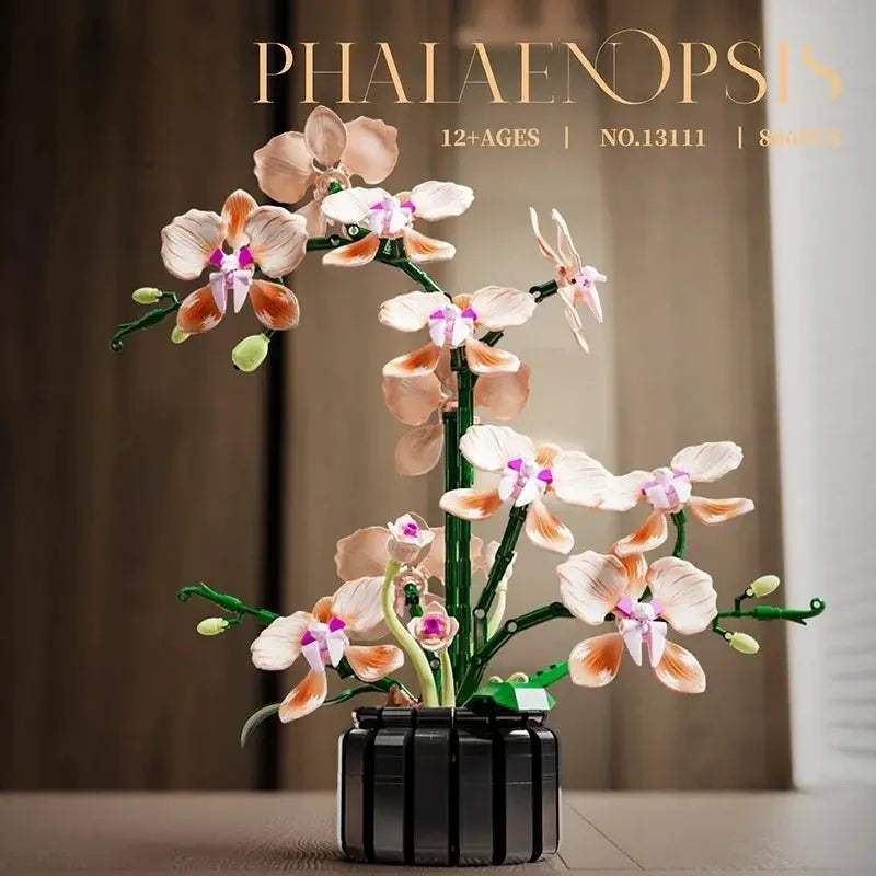  Valentine Orchid Bouquet Building Blocks Gift With Book -  ToylandEU™